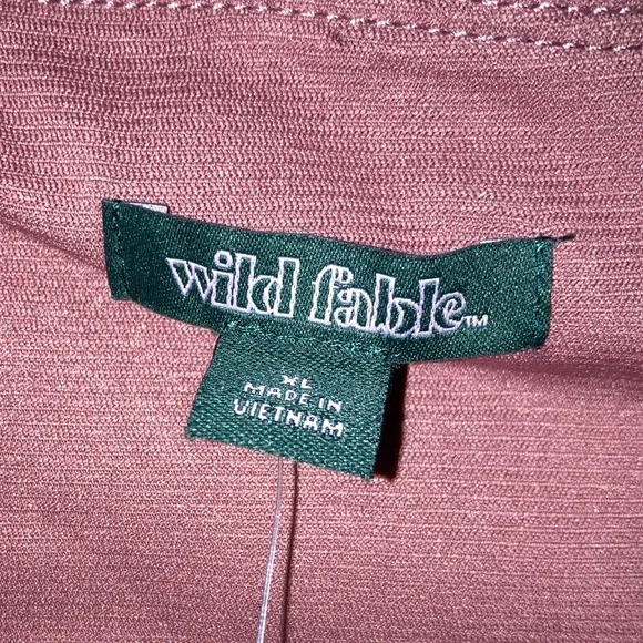 NWT Cropped Tank WILD FABLE Snowbloom Rose CAMISOLE Lightweight Velour sz XL - Picture 4 of 12